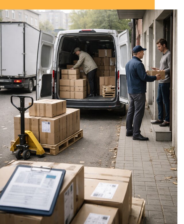 Доставка грузов от двери до двери с таможней от 46625 руб.