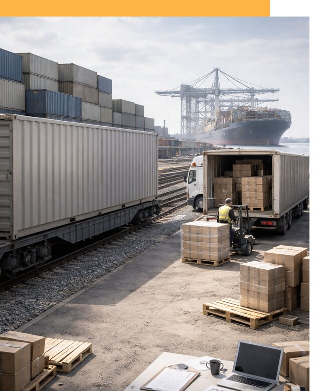 Мультимодальные перевозки грузов по миру от 46625 руб