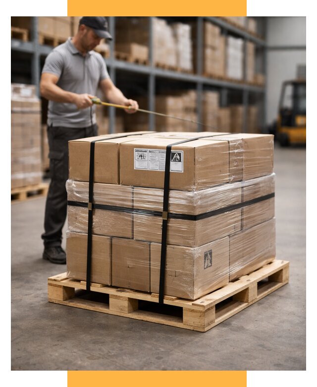 Упаковка и паллетирование грузов от 3626 р. | СетСервис-Птк