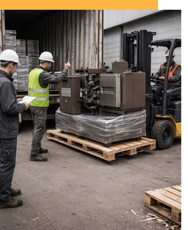 Доставка промышленного оборудования из Европы от 46625