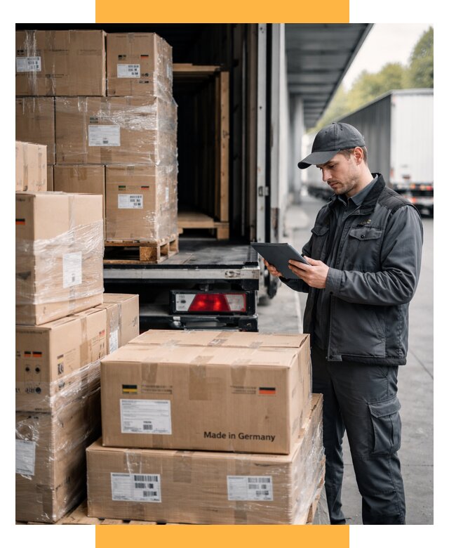 Доставка грузов из Германии от 46625 р. быстро - СетСервис-Птк