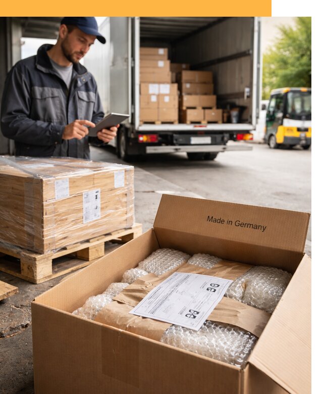 Доставка грузов из Германии от 46625 руб с таможенным оформлением