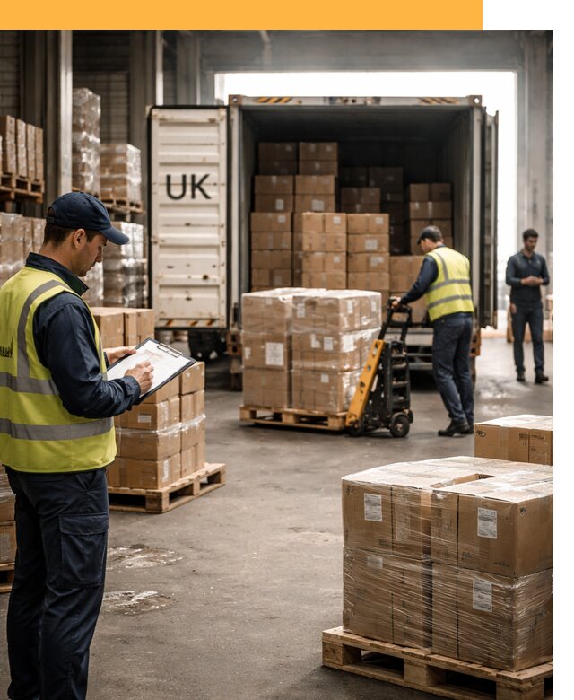 Доставка грузов из Великобритании с таможенным оформлением от 12951