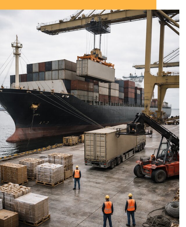 Морские перевозки из Индии: доставка FCL/LCL, таможня от 124332