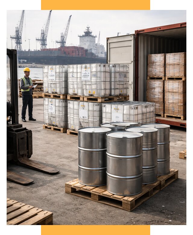 Доставка химического сырья из Индии от 259025 р. | СетСервис-Птк