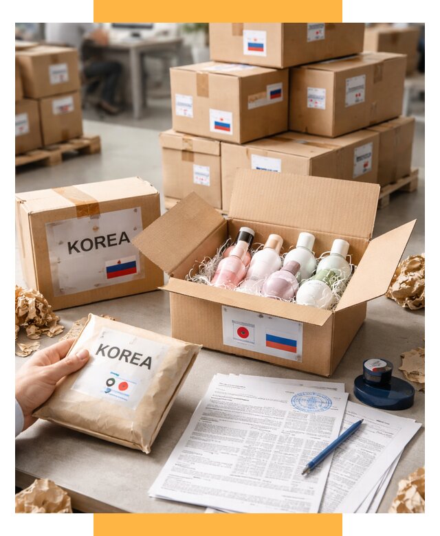 Доставка косметики из Кореи от 8807 р. под ключ | СетСервис-Птк
