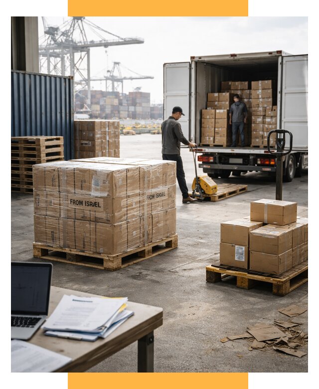 Доставка грузов из Израиля от 15542 р., логистика от СетСервис-Птк