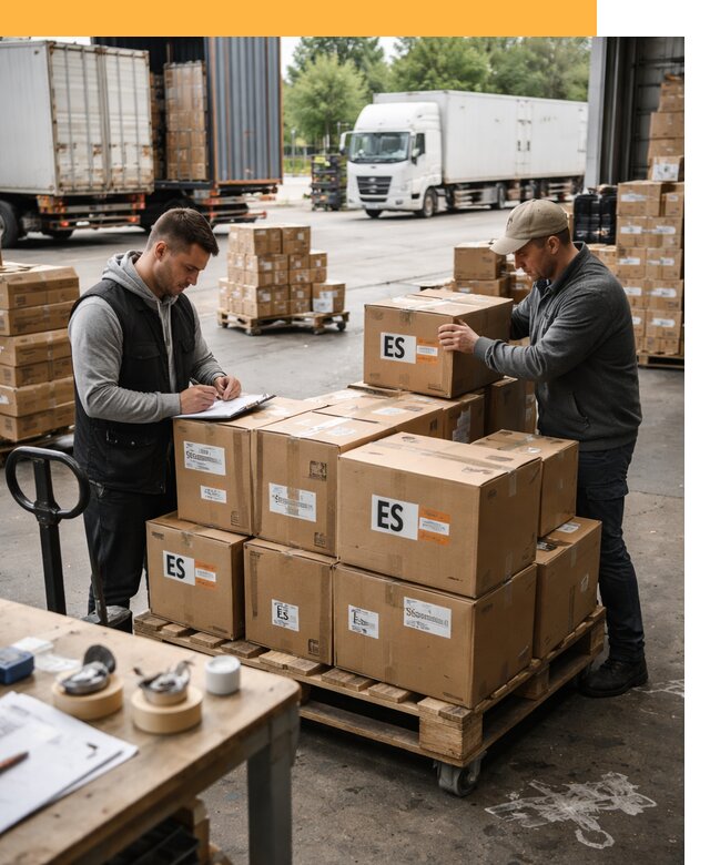 Доставка грузов в Испанию автотранспортом от 36264 руб