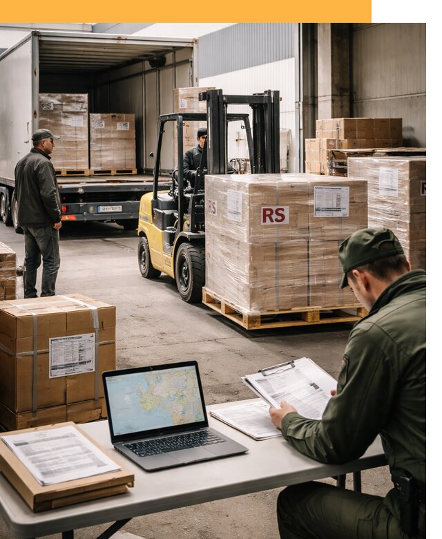 Доставка грузов в Сербию от 46625 руб, международные перевозки