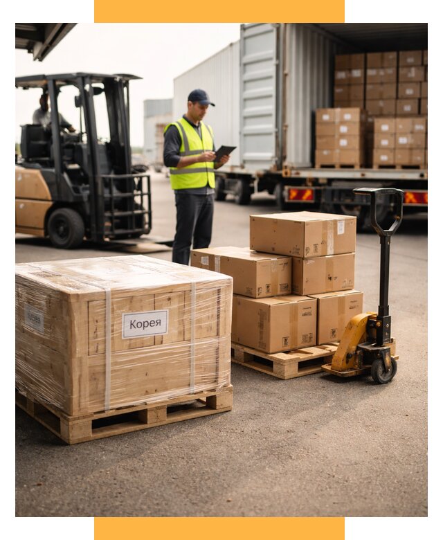 Доставка грузов в Корею из России от 36264 р. | СетСервис-Птк