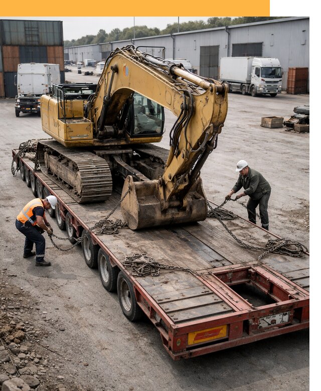 Перевозка спецтехники по России и миру от 46625 руб