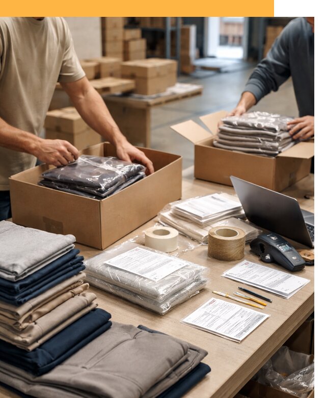 Перевозка одежды по миру от 7771 руб. с таможенным оформлением