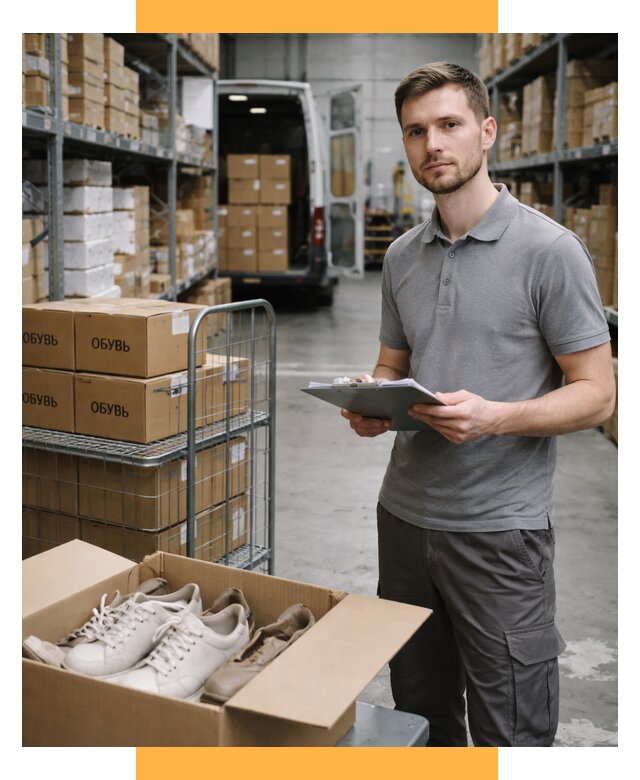 Доставка обуви из Китая и Турции от 4662 р. СетСервис-Птк