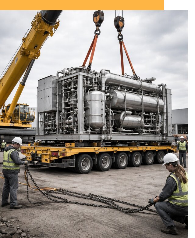 Перевозка тяжеловесных грузов по миру от 155415 руб