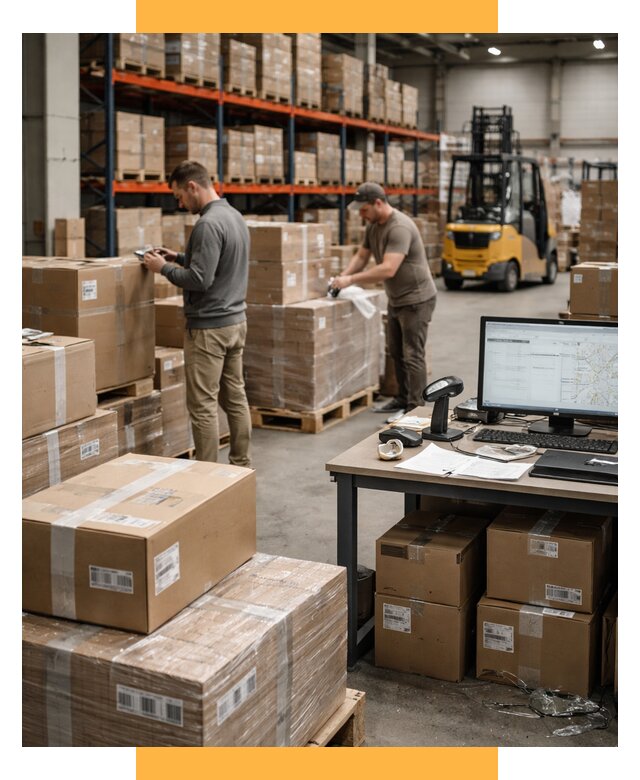 Склад консолидации в Европе от 6735 р., услуги СетСервис-Птк